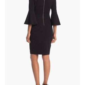 Calvin Klein Black Long Sleeve Dress